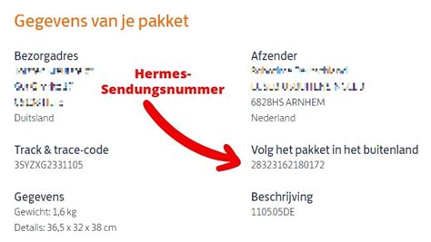 post nl hermes tracking